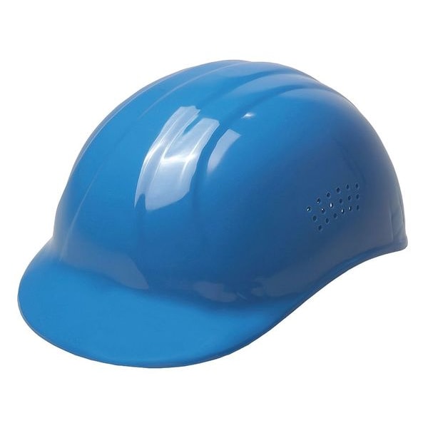 Erb Safety Vented Bump Cap, Front Brim, 4-Point Pinlock Suspension, Fits Hat Size 6 1/2 to 7 3/4, Blue - 67