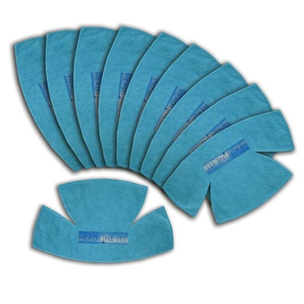 Headline It Disposable Hat and Helmet Liner, Universal, Rayon/Polyester, 10 PK - 898917001001