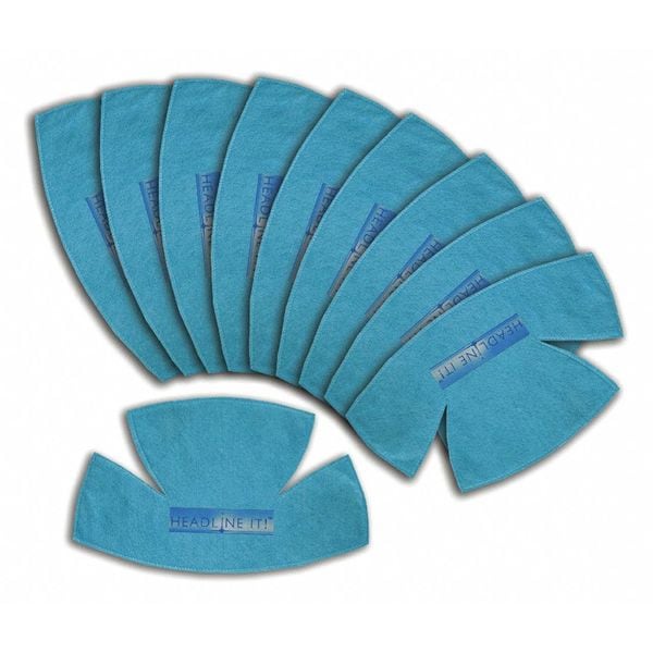 Headline It Disposable Hat and Helmet Liner, Universal, Rayon/Polyester, 10 PK - 898917001001