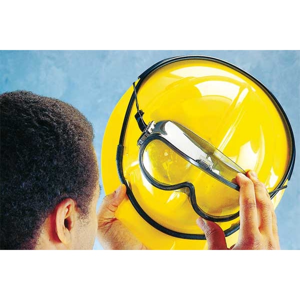 Msa Safety Goggle Retainer, For Use With Hard Caps Black - 459458