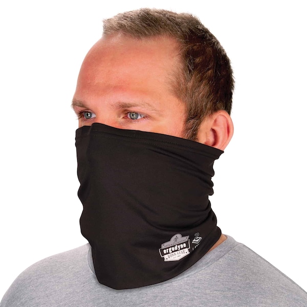 Ergodyne Neck Gaiter 6489, 2 Layer Cooling, Black, 2XL/3XL - 42150