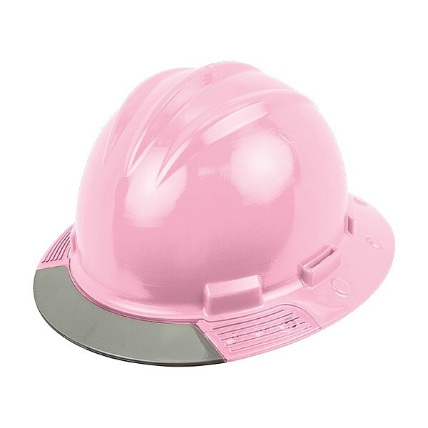 Bullard Full Brim Hard Hat, HDPE, 4 Point Ratchet, Type 1, Class E, Pink - AVLPRGCS