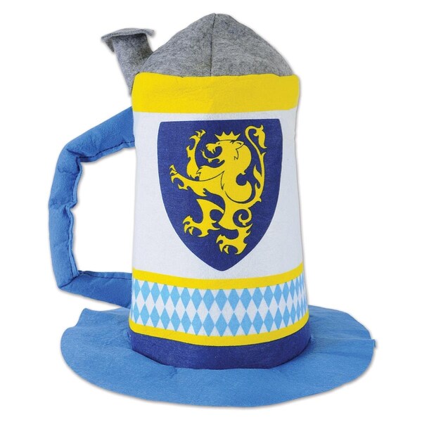 The Beistle DDI 2181425 Felt Beer Stein Hat, 6PK - 53328