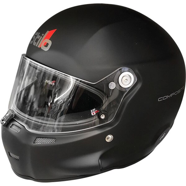 Stilo SA2020 ST5 GT 59 Composite Helmet, Flat Black - Large - STIAA0700AF2T590401