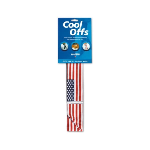 Allegro Industries Allegro Cool-Offs Neck Ties, US Flag - 8405-54