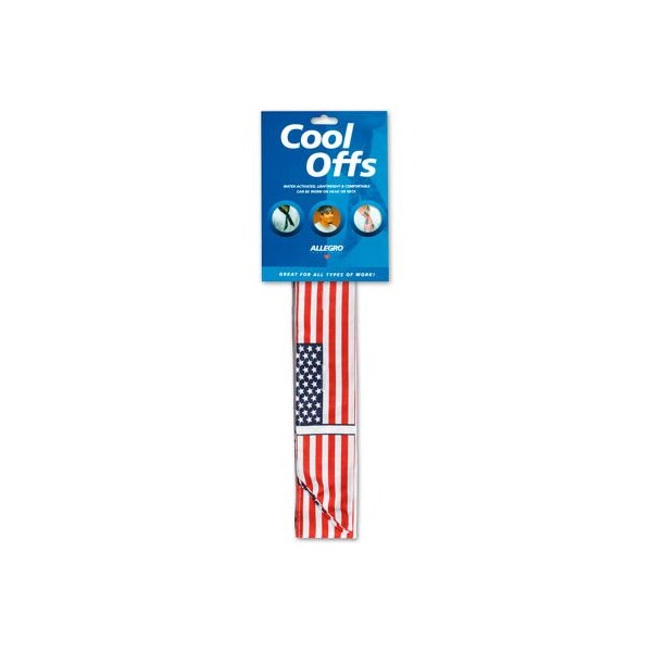 Allegro Industries Allegro Cool-Offs Neck Ties, US Flag - 8405-54