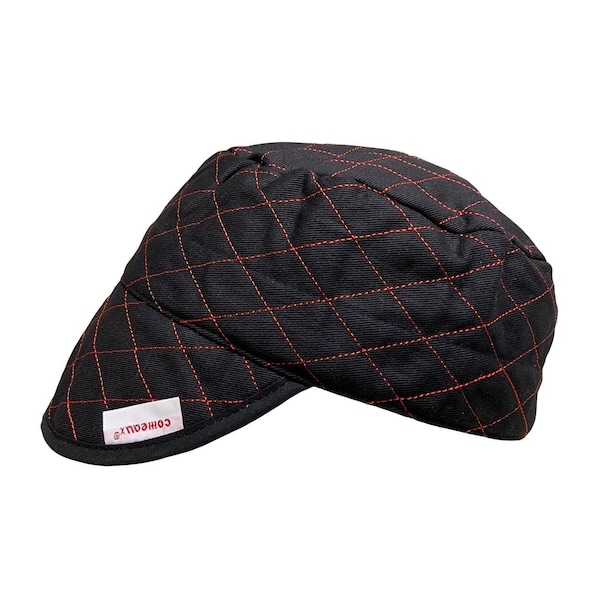 Comeaux Caps Quilted Shop Cap; Universal; One Size Fits Most, Black - 3000E