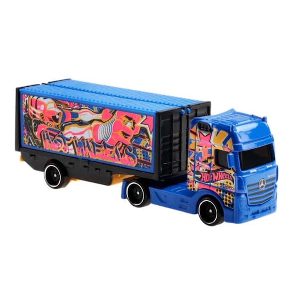 Hot Wheels Hot Wheels Track Speed Hauler Truck Assortment Multicolored 5 pc - BFM60