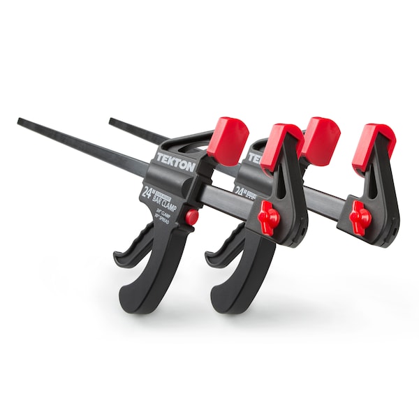 Tekton 24 Inch Ratchet Bar Clamp / 30 Inch Spreader Set, 2-Piece - CLP51524