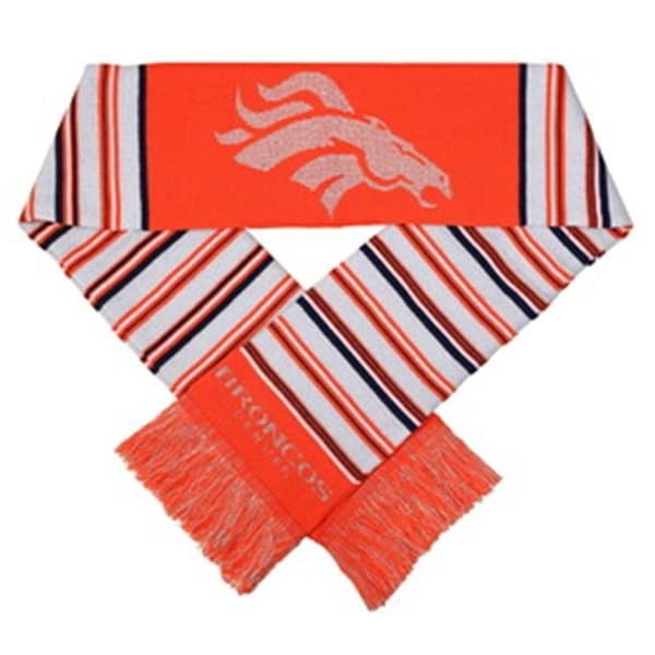 Forever Collectibles Denver Broncos Glitter Stripe Scarf - 8934512462