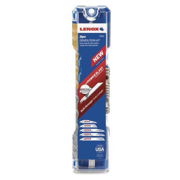 Lenox 6", 9" L x Demolition Cutting Reciprocating Saw Blade Set - 1839465