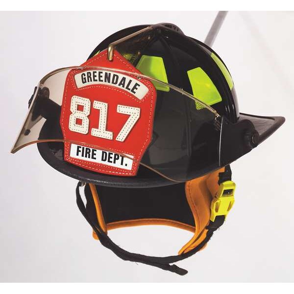 Cairns Fire Helmet, Fiberglass, Ratchet, Red, Fits Hat Size 6-3/8 to 8-3/8 , Traditional - 1010FSR