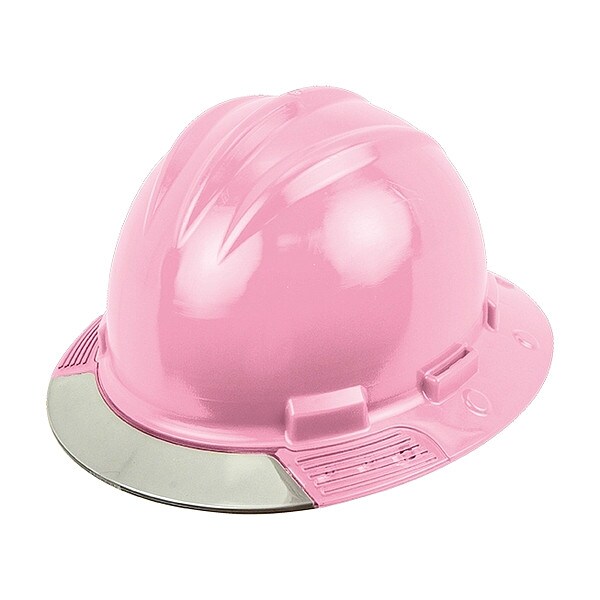 Bullard Full Brim Hard Hat, HDPE, 4 Point Ratchet, Type 1, Class E, Pink - AVLPRCCS