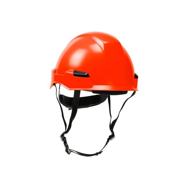 Pip Dynamic Rocky Industrial Climbing Helmet Polycarbonate / ABS Shell, Ratchet Adjustment, Orange - 280-HP142R-03