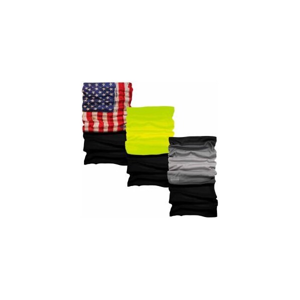 Ergodyne Ergodyne N-Ferno 6492 2-Piece Wind-Resistant Multi-Band, American Flag - 42331
