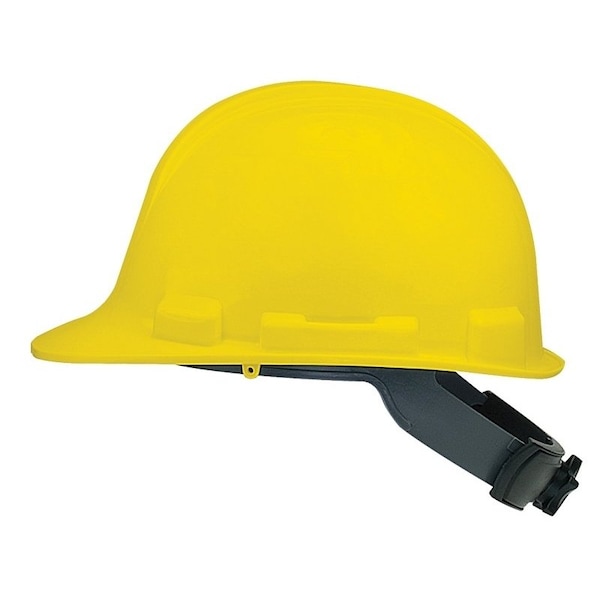 Msa Safety SAFETY WORKS SWX00347 Hard Hat, 4Point Textile Suspension, HDPE Shell, Yellow, Class E - SWX00347-01