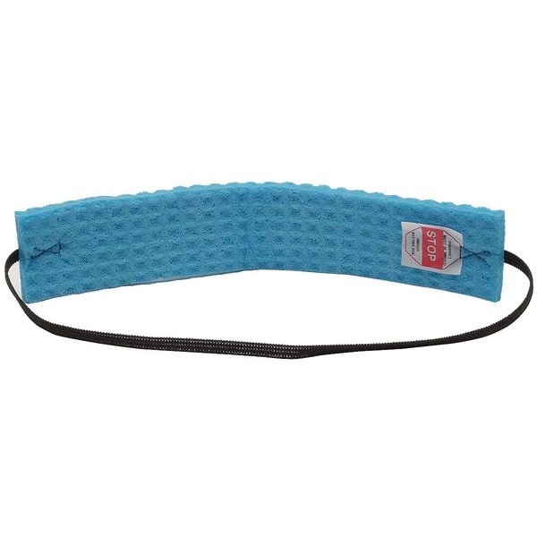 Condor Sweatband, Blue, Cooling Head Band, Cellulose, Evaporative-Cooling, Universal Size, 100 Per Pack - 2AF07