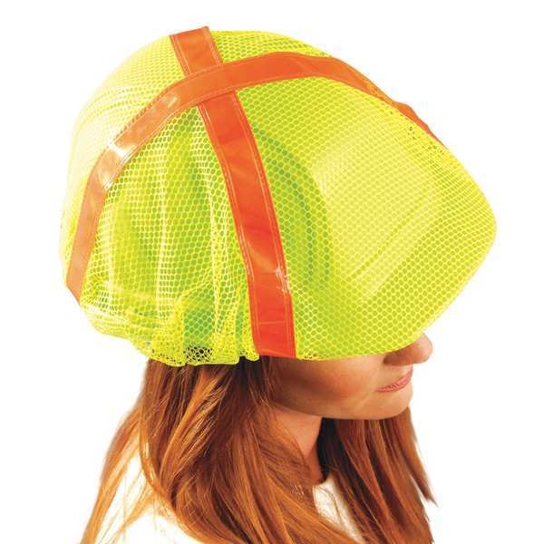 Occunomix Hard Hat Cover, For Use With Hard Hats Yellow - V896-RY