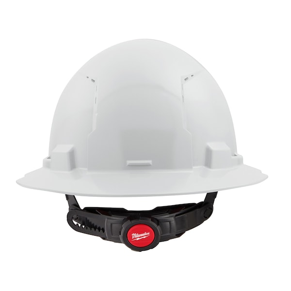 Milwaukee Tool BOLT White Full Brim Vented Hard Hat w/6pt Ratcheting Suspension - Type 1, Class C - 48-73-1221