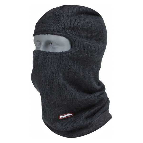 Refrigiwear Balaclava, Over-the-Head, Double Layer Acrylic, Covers Head/Neck/Face/Nose, Black, Universal Size - 0055RBLKOSA