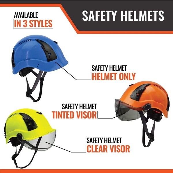 Malta Dynamics Safety Helmet, Acrylonitrile Butadiene Styrene (ABS), Ratchet, Light Blue - HTLB2001
