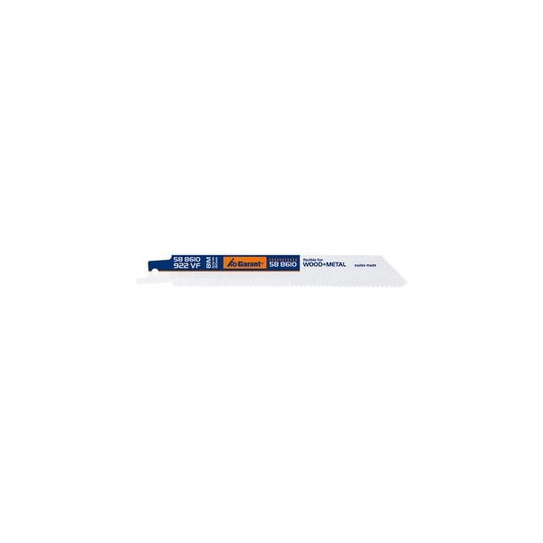 Garant Sabre Saw Blades for Wood with Metal, 5 Pc, Designation: 922VF - 588610 922VF