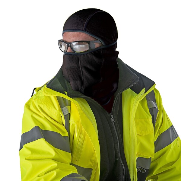 Cordova Stretch Polar Fleece, Face/Neck Cover, Blk - HL150B