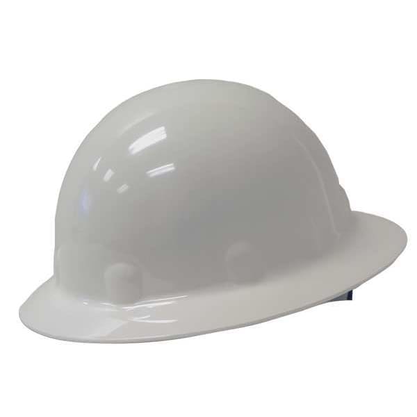Fibre-Metal By Honeywell Hard Hat, Super Eight E1, Thermoplastic, 8 Point Swing Ratchet, Type 1, Class E, White - E1SW01A000