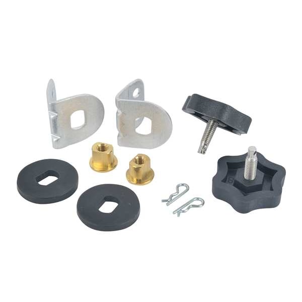 Bullard Faceshield Mounting Kit, For Use With FX, PX, LT and Rescue Series Helmets Black - R151