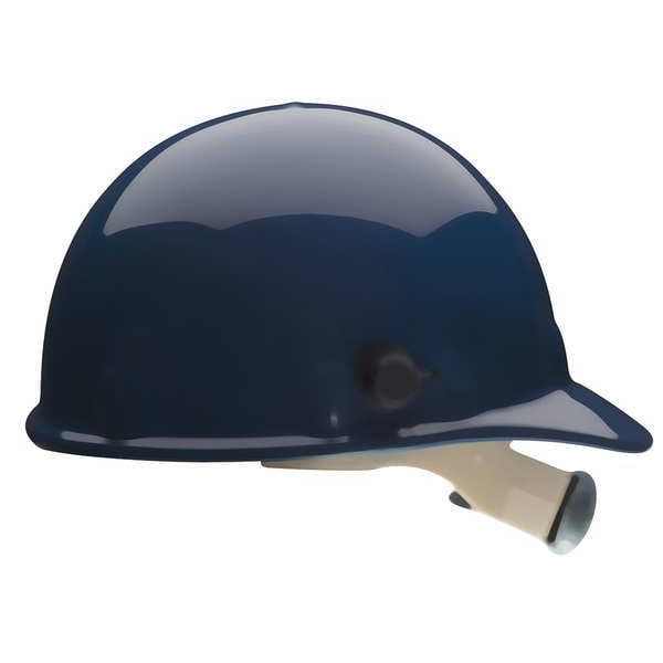 Fibre-Metal By Honeywell Hard Hat, Super Eight E2, Thermoplastic, 8 Point Ratchet, Type 1, Class G, Dark Blue - E2QRW75A000