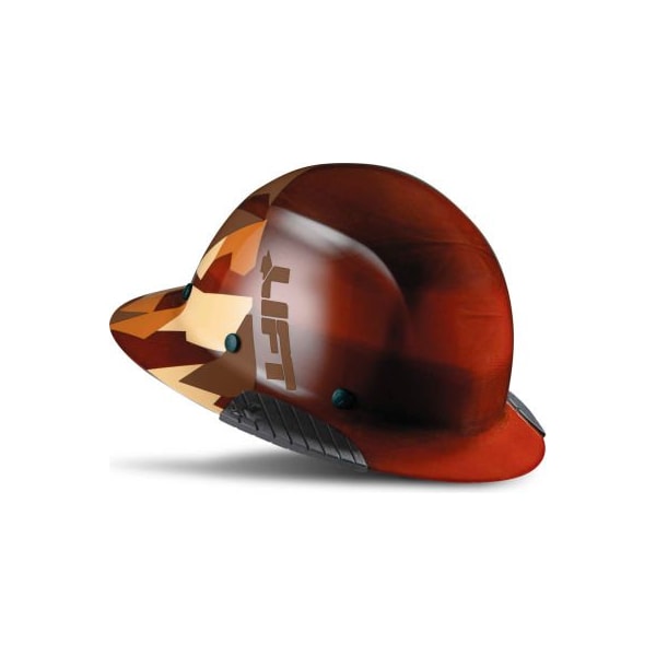 Lift Safety DAX Carbon Fiber Full Brim 50-50, Natural/Desert Camo - HDF50-20CD