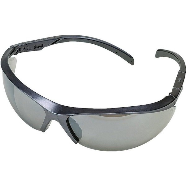 Msa Safety 10083083 Safety Glasses, AntiFog Lens, Metal BlueGray Frame - 10083067