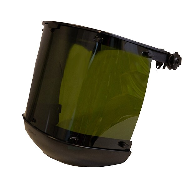 Bullard Bracket and Visor Bundle, No Visor, 8 in Height, Pinlock, Ratchet Suspension - A400W840PX2W3CP1