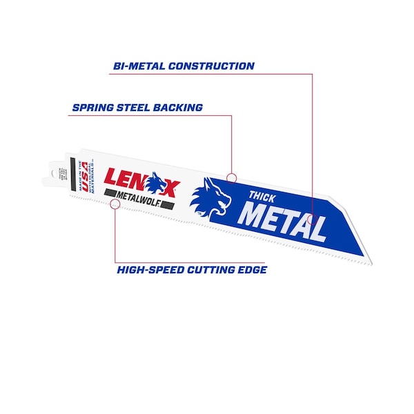 Irwin 9 in L x 14 TPI Bi-Metal - 24906T9114R