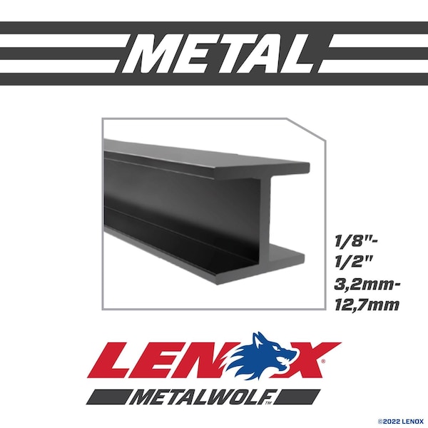 Irwin 9 in L x 14 TPI Bi-Metal - 24906T9114R