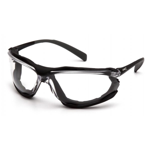 Impar Chem Splash Clear Anti-Fog Lens Goggles with Black Frame, 12PK - IM1801074