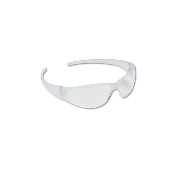Mcr Safety MCR Safety, Checkmate Wraparound Safety Glasses, Clr Polycarb Frm, Uncoated Clr Lens, 12/box - CK100