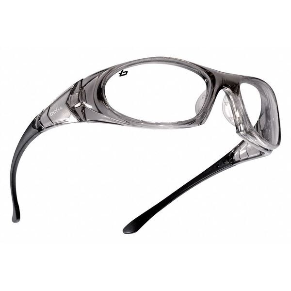 Bolle Safety Boss, Safety Glasses Anti-Fog &  Anti-Scratch, Clear Lens, Full-Frame, Wraparound - 40035