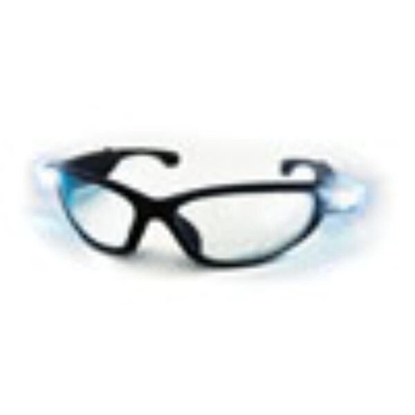 Sas Safety Black Frame Lightcrafters LED Eyewearwith Clear Lens - 2.0 Magnification - SAS-5420-20
