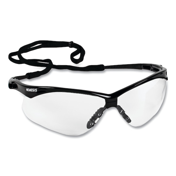 Kleenguard Nemesis CSA Safety Glasses, Black Frame, Clear Lens, 12PK - KCC20378
