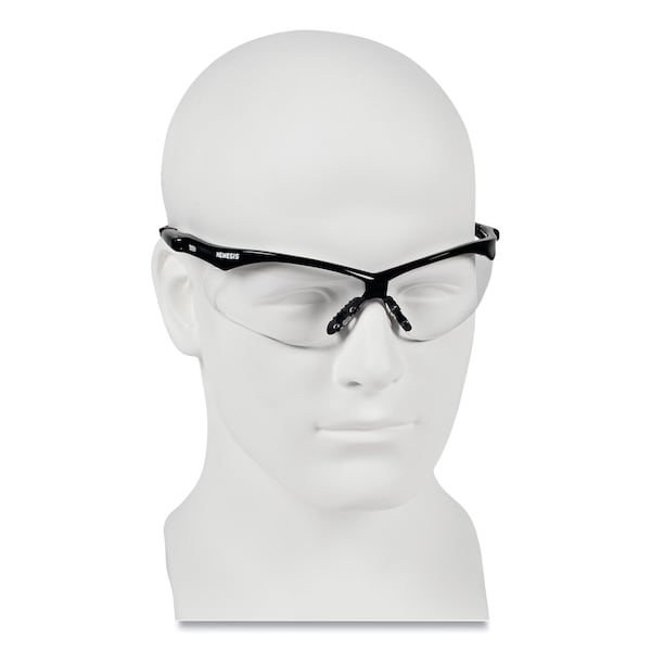 Kleenguard Nemesis CSA Safety Glasses, Black Frame, Clear Lens, 12PK - KCC20378