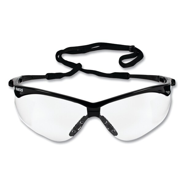 Kleenguard Nemesis CSA Safety Glasses, Black Frame, Clear Lens, 12PK - KCC20378