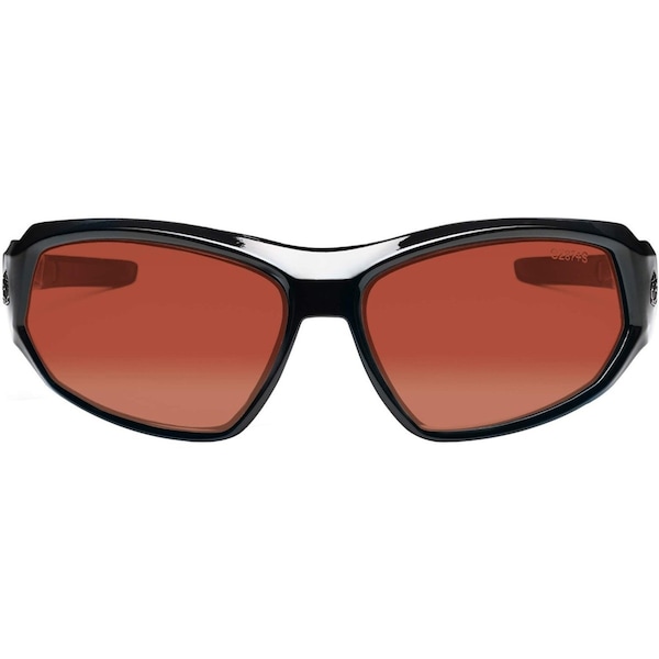 Ergodyne PLZ Safety Glasses/Goggles, Blk/Copper - LOKI-PZ