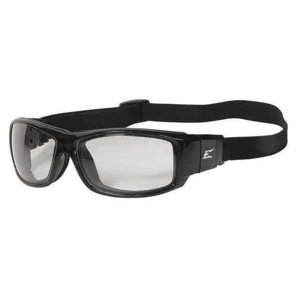 Edge Eyewear Caraz, Safety Glasses Anti-Scratch, Clear Lens, Full-Frame, Wraparound - HZ111-SP