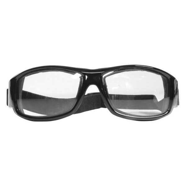 Edge Eyewear Caraz, Safety Glasses Anti-Scratch, Clear Lens, Full-Frame, Wraparound - HZ111-SP