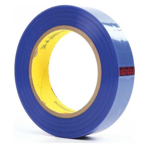 Cinta de película 3M, poliéster, azul, 1 pulgada x 72 yardas, paquete de 36 - 8902
