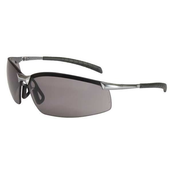 Honeywell Uvex GX-8, Safety Glasses Anti-Fog, TSR Gray Lens, Half-Frame, Wraparound - A1306