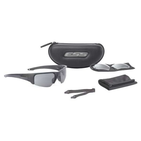 Ess Crowbar, Safety Glasses Anti-Scratch, Clear Lens, Half-Frame, Wraparound - EE9019-01