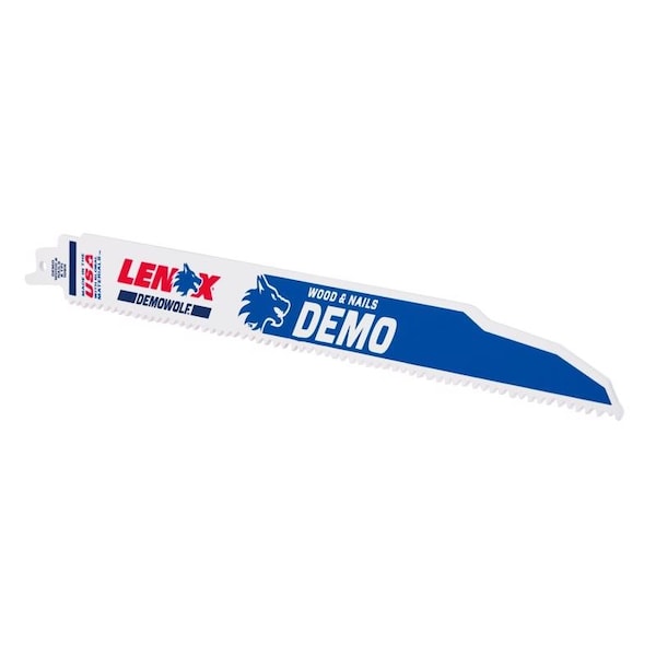 Irwin LENOX DEMOWOLF 12 in. Bi-Metal Reciprocating Saw Blade 6 TPI 25 pk - 20485B106R