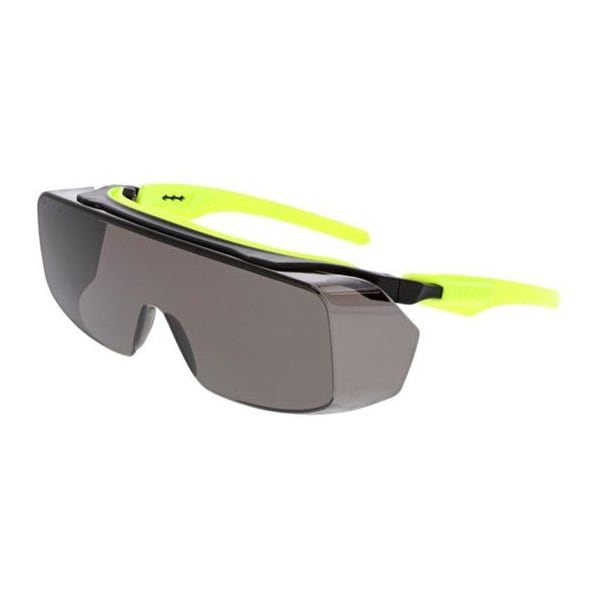 Mcr Safety Klondike OTG, Safety Glasses Anti-Fog &  Anti-Scratch, Gray Lens, Half-Frame, OTG - OG222PF420